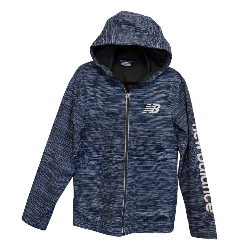 New Balance Jacket S Blue Black Athletic Running Training Activewear Outdoor NWT